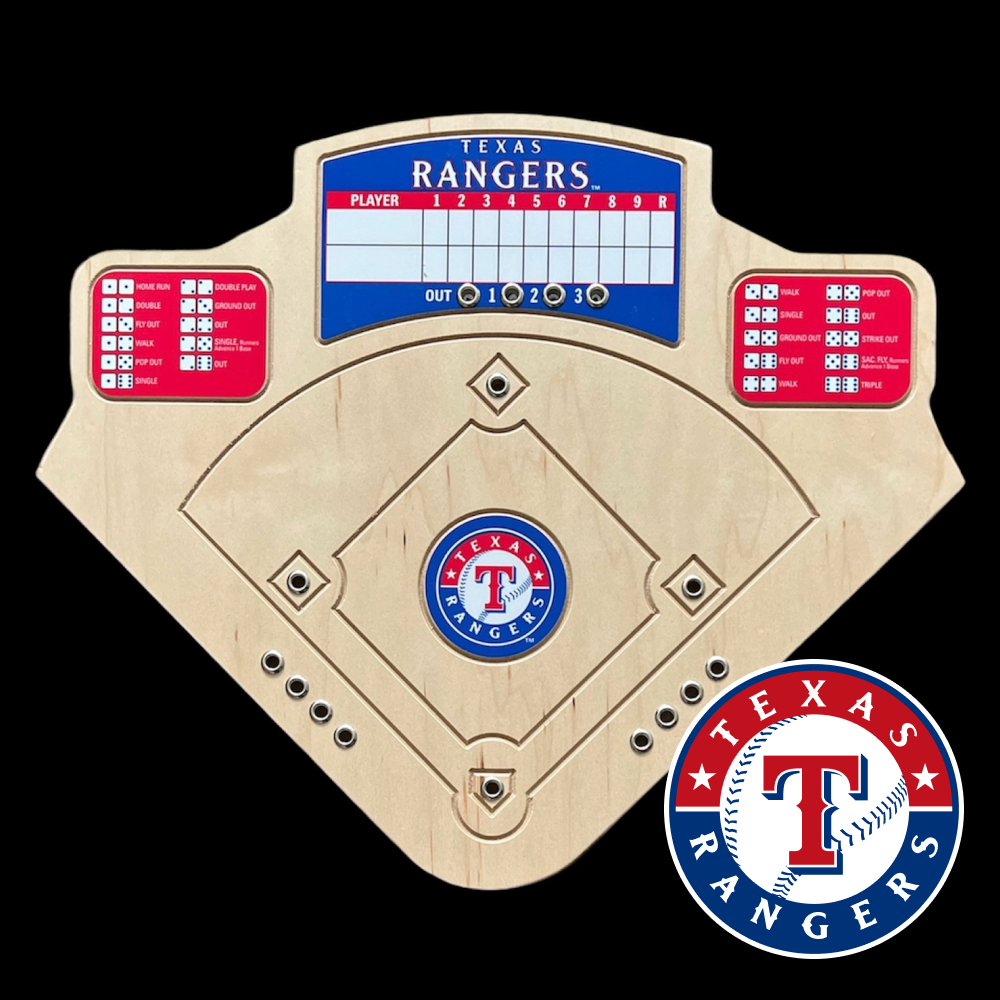 MLB Texas Rangers Baseball Game – Across The Board Game