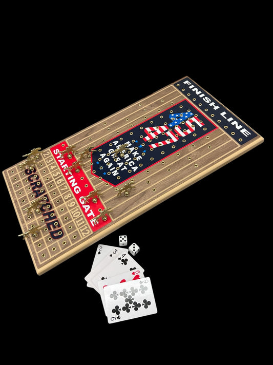 Trump 45/47 Horseracing Gametop Walnut