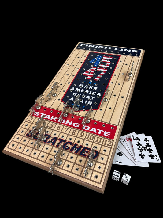 Trump 45/47 Horseracing Gametop Maple