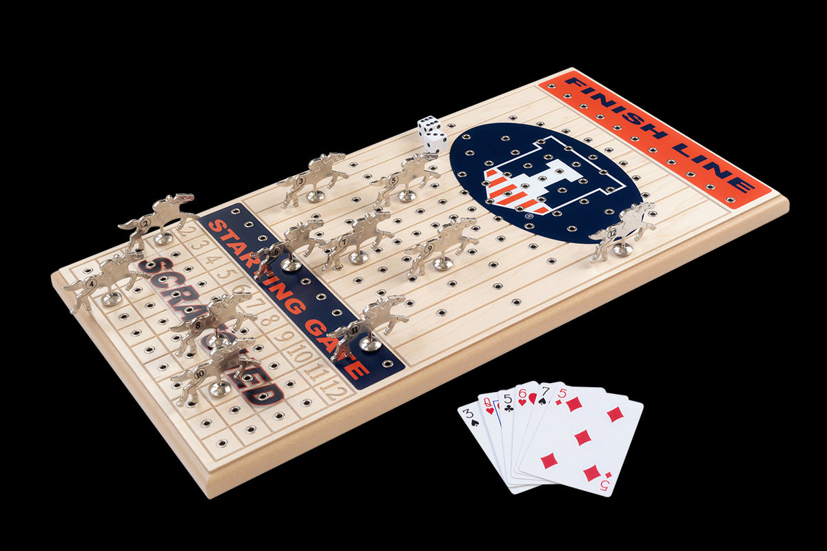 University of Illinois high quality Horseracing Gametop Maple