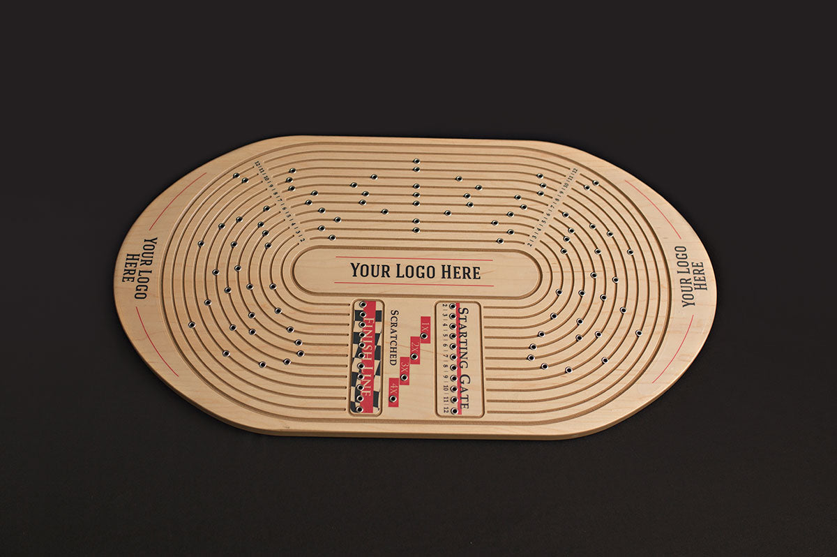 custom-oval-horseracing-game-maple-across-the-board-game for Free Printable Horse Race Game Board Template Custom Oval Horseracing Game-Maple – Across The Board Game for Free Printable Horse Race Game Board Template