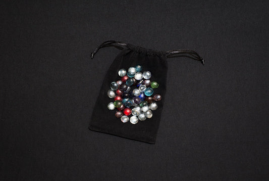 Mancala Gems and Velvet Sack