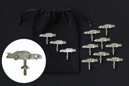 Metal Racecars - Silver