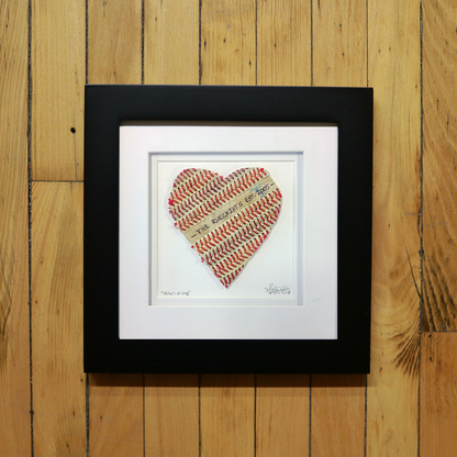 "Seams of Love" Custom Inscription Artwork