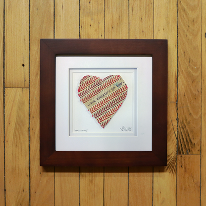 "Seams of Love" Custom Inscription Artwork