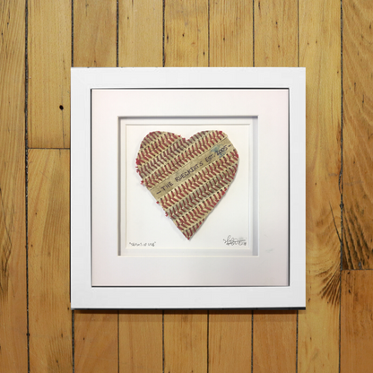 "Seams of Love" Custom Inscription Artwork