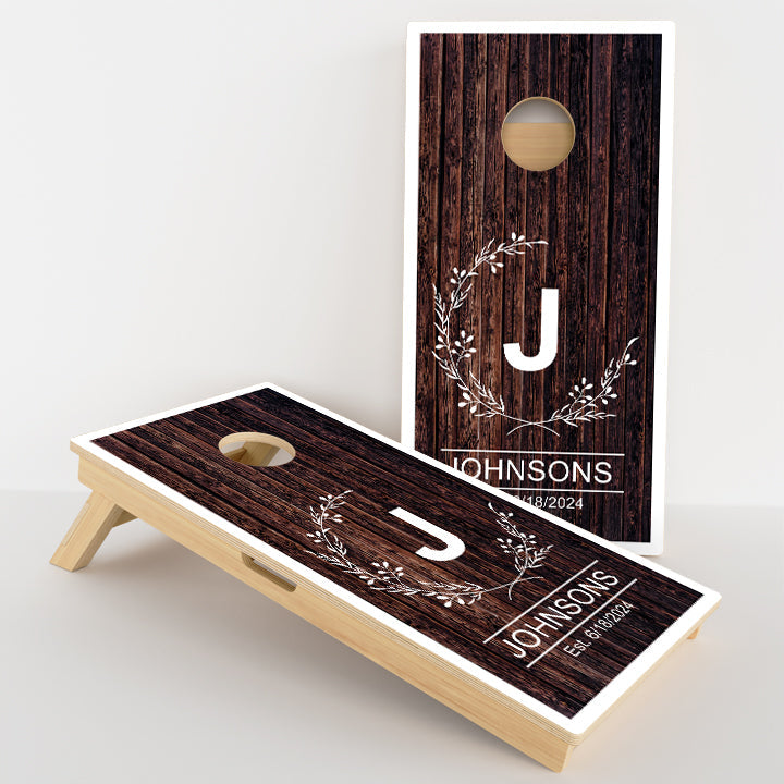 Personalized Wedding Professional Cornhole Boards – Across The