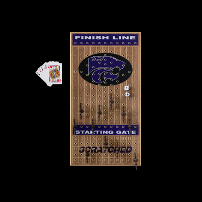Kansas State University Horseracing Gametop Walnut