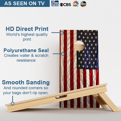 Classic American Flag Professional Cornhole Boards