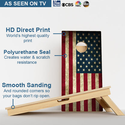 American flag Professional Cornhole Boards