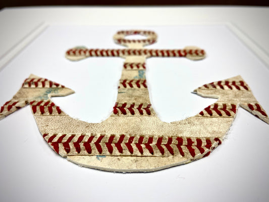 The Anchor Original Artwork - Made from Actual Used Baseballs