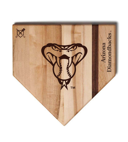 Arizona Diamondbacks Home Plate Cutting Boards | Multiple Sizes | Multiple Designs