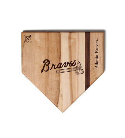 Atlanta Braves Home Plate Cutting Boards | Multiple Sizes | Multiple Designs