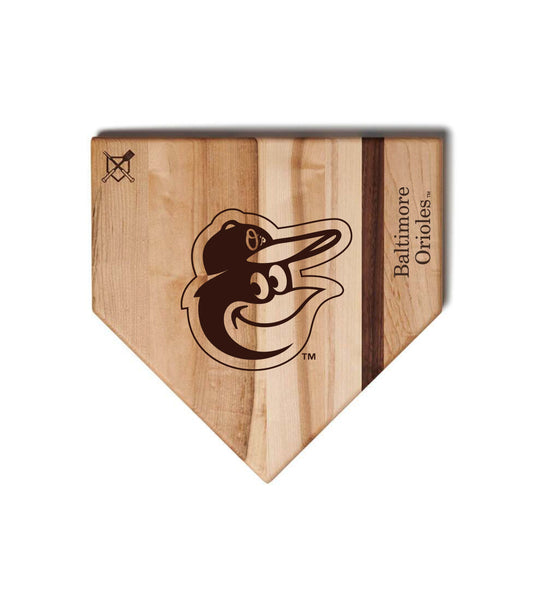 Baltimore Orioles Home Plate Cutting Boards | Multiple Sizes | Multiple Designs