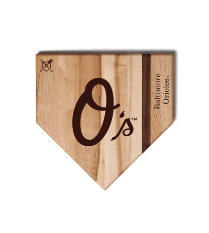 Baltimore Orioles Home Plate Cutting Boards | Multiple Sizes | Multiple Designs