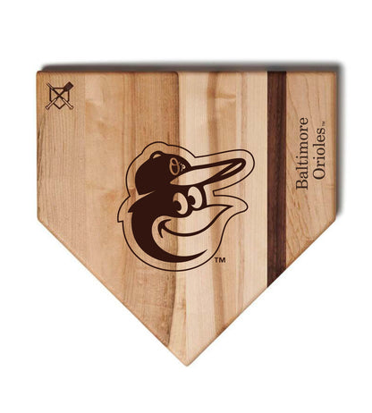 Baltimore Orioles Home Plate Cutting Boards | Multiple Sizes | Multiple Designs