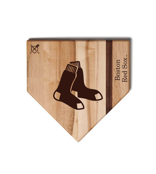 Boston Red Sox Home Plate Cutting Boards | Multiple Sizes | Multiple Designs