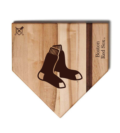 Boston Red Sox Home Plate Cutting Boards | Multiple Sizes | Multiple Designs