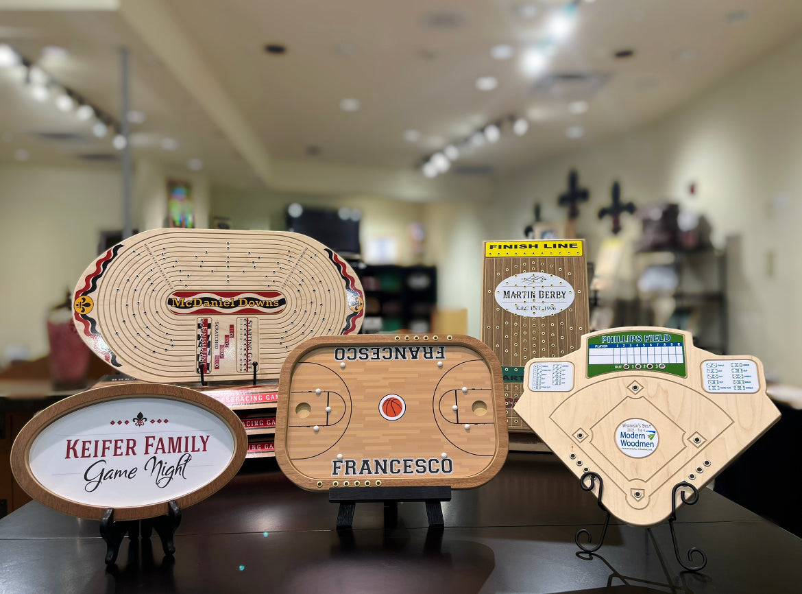 custom-oval-horseracing-game-maple-across-the-board-game for Free Printable Horse Race Game Board Template Pdf Custom Oval Horseracing Game-Maple – Across The Board Game for Free Printable Horse Race Game Board Template Pdf