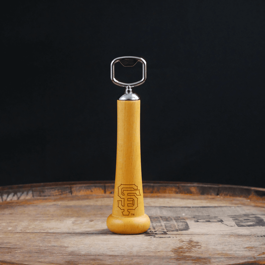 San Francisco Giants "SF" Season Opener™ | Baseball Bat Handle Bottle Opener