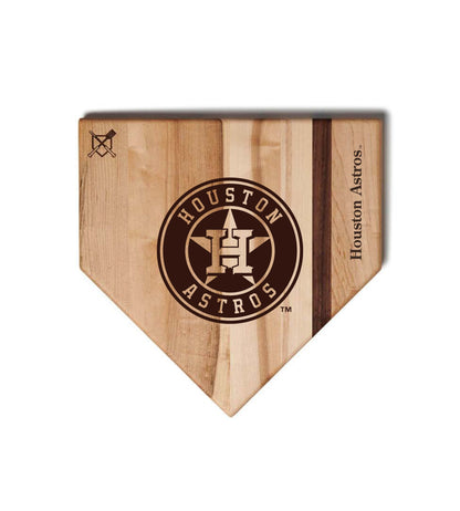 Houston Astros Home Plate Cutting Boards | Multiple Sizes | Multiple Designs