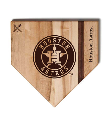 Houston Astros Home Plate Cutting Boards | Multiple Sizes | Multiple Designs