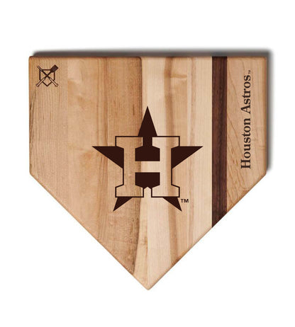 Houston Astros Home Plate Cutting Boards | Multiple Sizes | Multiple Designs