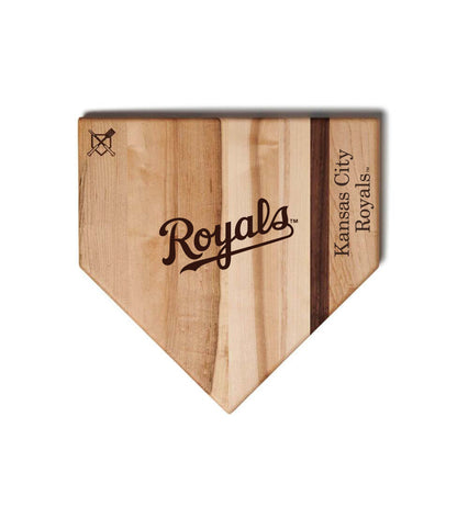 Kansas City Royals Home Plate Cutting Boards | Multiple Sizes | Multiple Designs