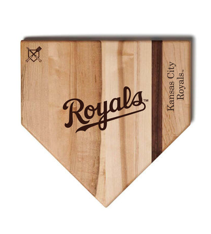 Kansas City Royals Home Plate Cutting Boards | Multiple Sizes | Multiple Designs