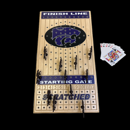 Kansas State University Deluxe Maple Horseracing Game