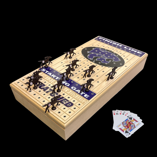 Kansas State University Deluxe Maple Horseracing Game