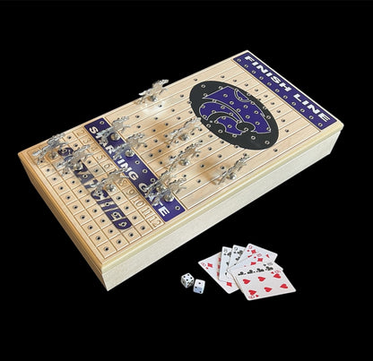 Kansas State University Deluxe Maple Horseracing Game