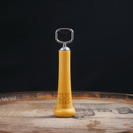 New York Mets "NY" Season Opener™ | Baseball Bat Handle Bottle Opener