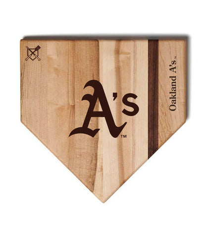 Oakland Athletics Home Plate Cutting Boards | Multiple Sizes | Multiple Designs