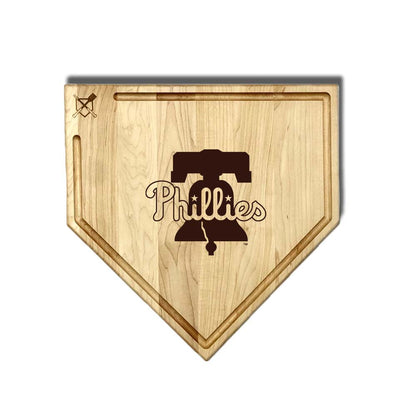 Philadelphia Phillies Home Plate Cutting Boards | Multiple Sizes | Multiple Designs