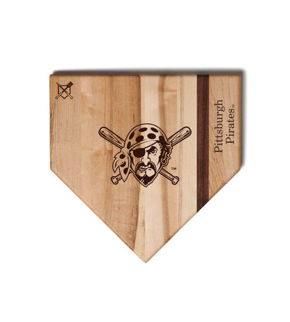 Pittsburgh Pirates Home Plate Cutting Boards | Multiple Sizes | Multiple Designs