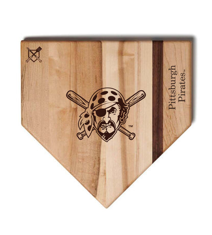 Pittsburgh Pirates Home Plate Cutting Boards | Multiple Sizes | Multiple Designs