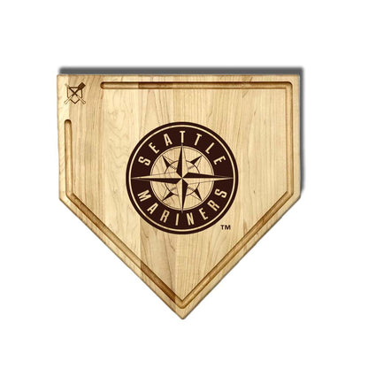 Seattle Mariners Home Plate Cutting Boards | Multiple Sizes | Multiple Designs