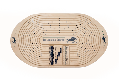 Custom Oval Horseracing Game-Maple