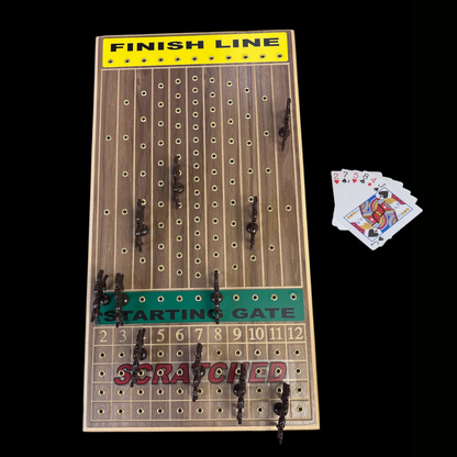 Deluxe Horseracing Game Walnut