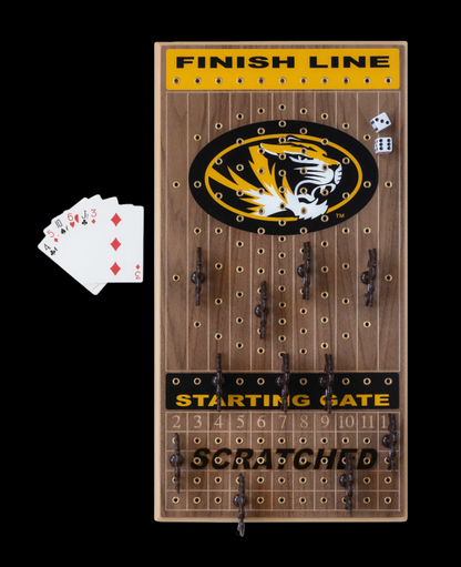 MIZZOU Horseracing Gametop Walnut