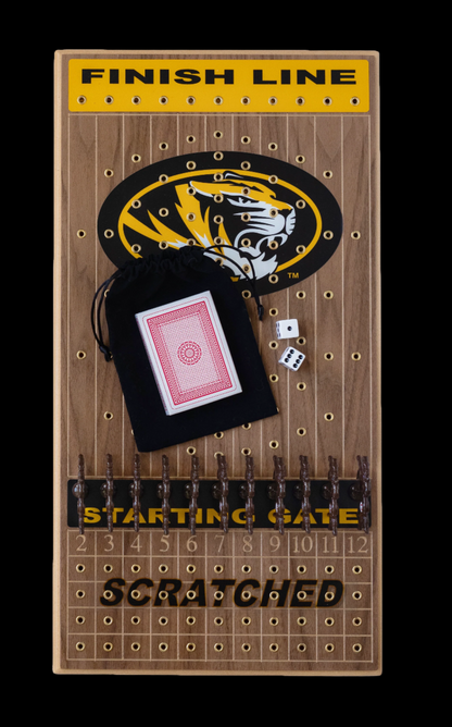 MIZZOU Horseracing Gametop Walnut