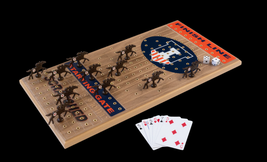 University of Illinois Horseracing Gametop Walnut