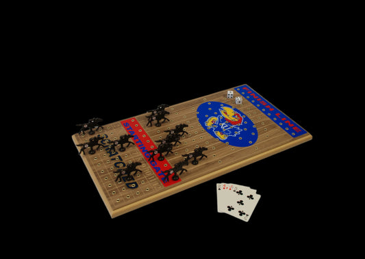 University of Kansas Horseracing Gametop Walnut