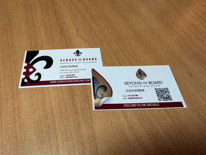 Custom Double-Sided Glossy Business Cards