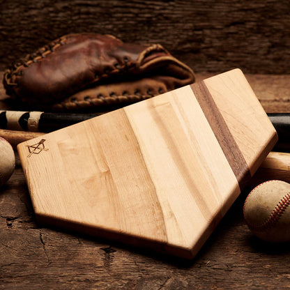 Cleveland Guardians Home Plate Cutting Boards | Multiple Sizes | Multiple Designs