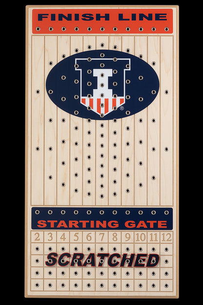 University of Illinois Deluxe Maple Horseracing Game