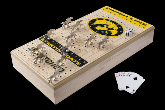 University of Iowa Deluxe Maple Horseracing Game