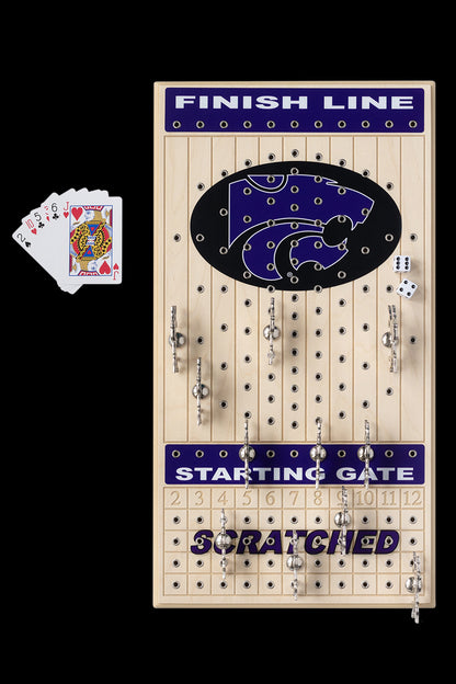 Kansas State University Deluxe Maple Horseracing Game