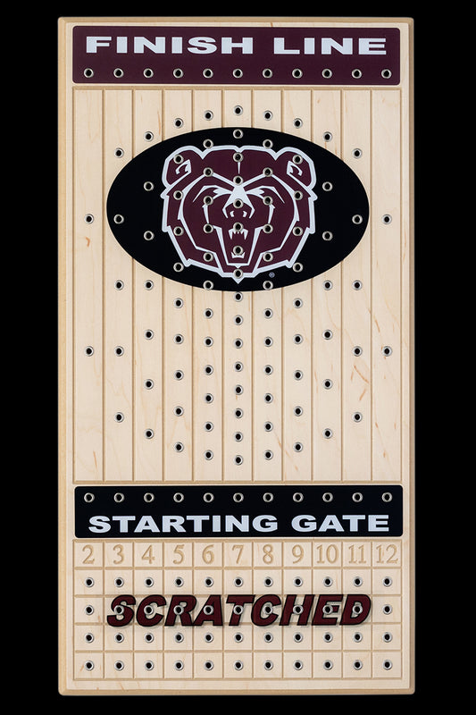 Missouri State University Deluxe Maple Horseracing Game